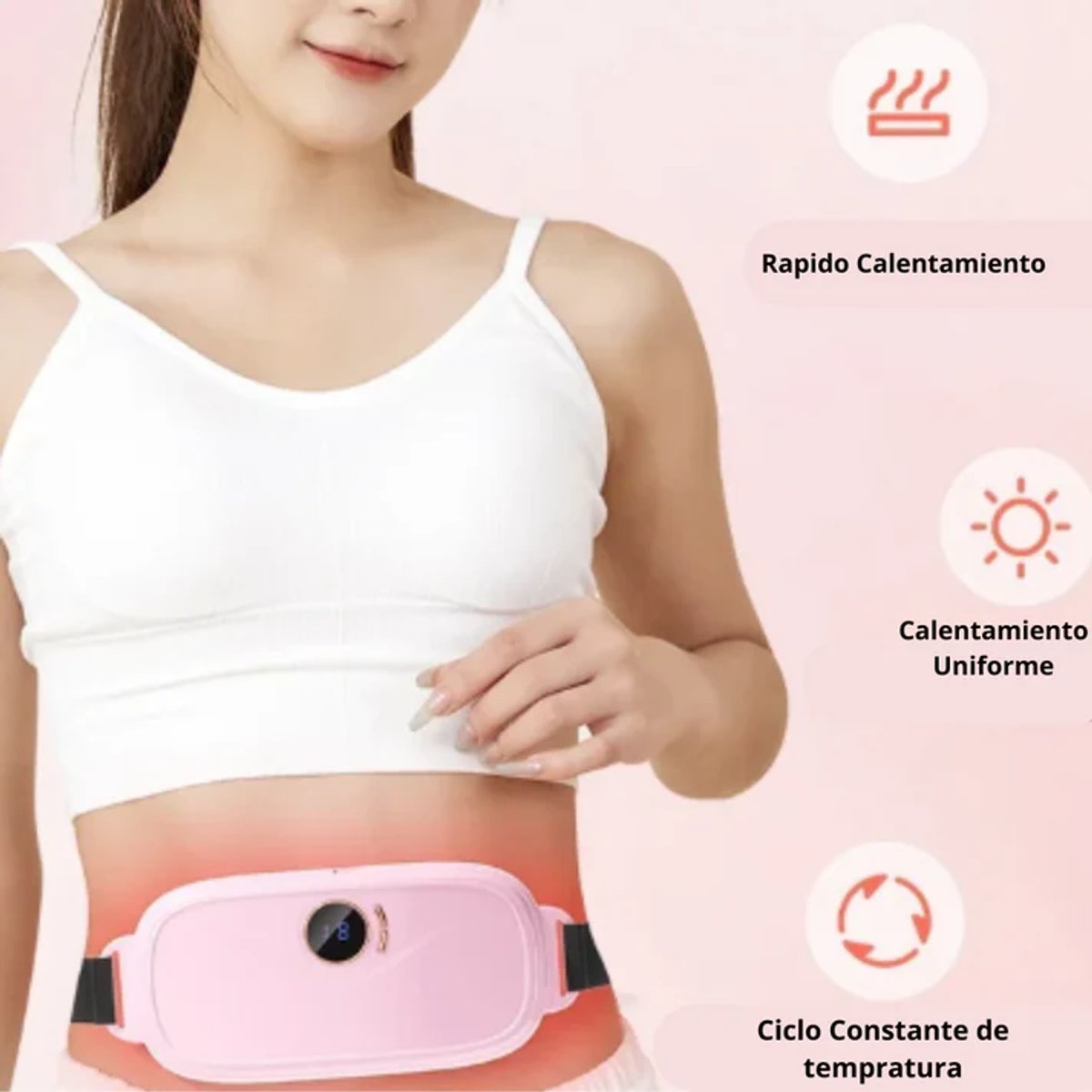 Faja Calentadora Anti Cólicos Premium